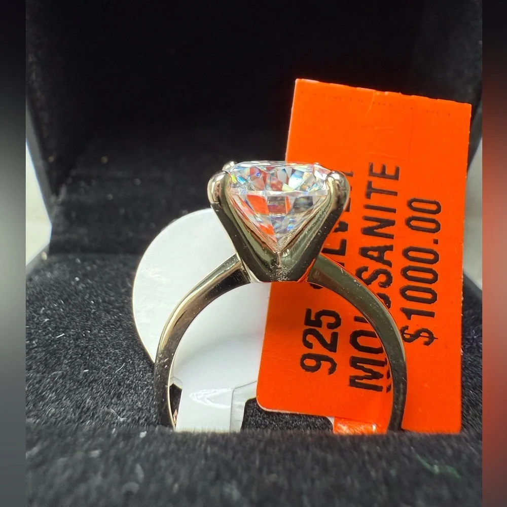 3 CTW Moissanite Solitaire Ring